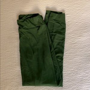Kelly green lularoe leggings OS